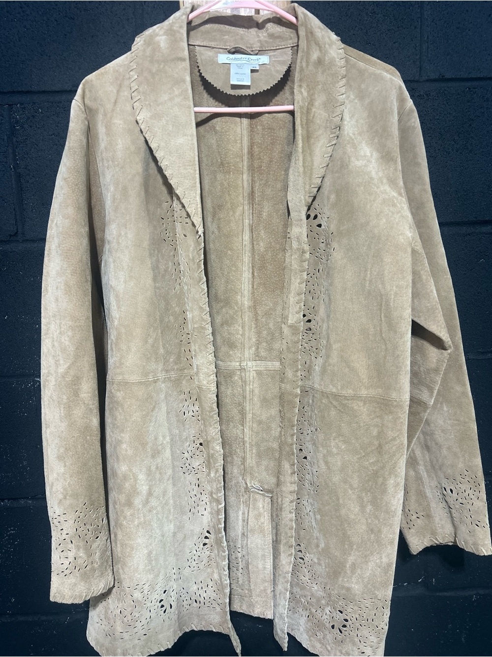 NWOT 100% Leather Jacket Coldwater Creek 2000s Vintage